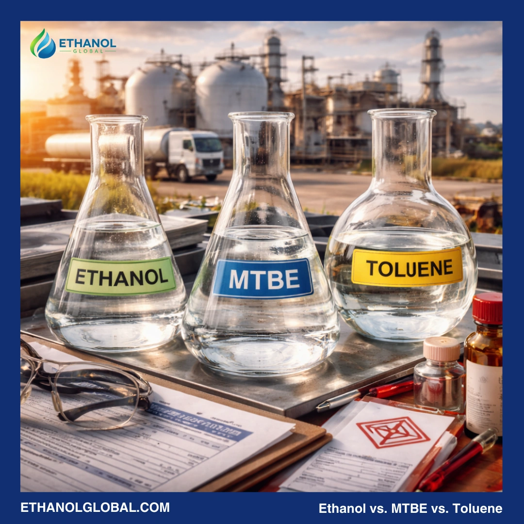 Ethanol vs. MTBE vs. Toluene