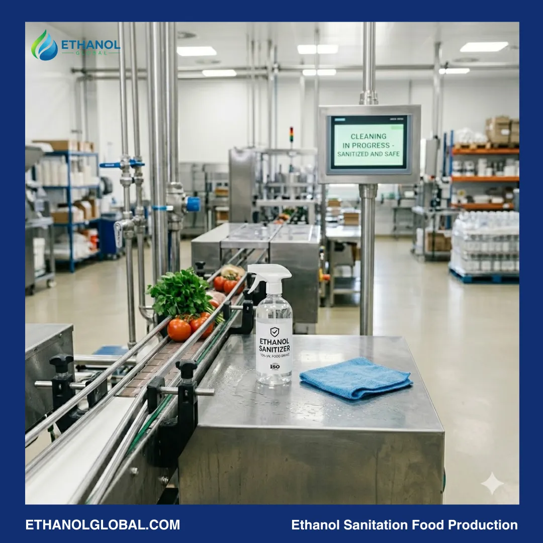 Ethanol Sanitation Food Production